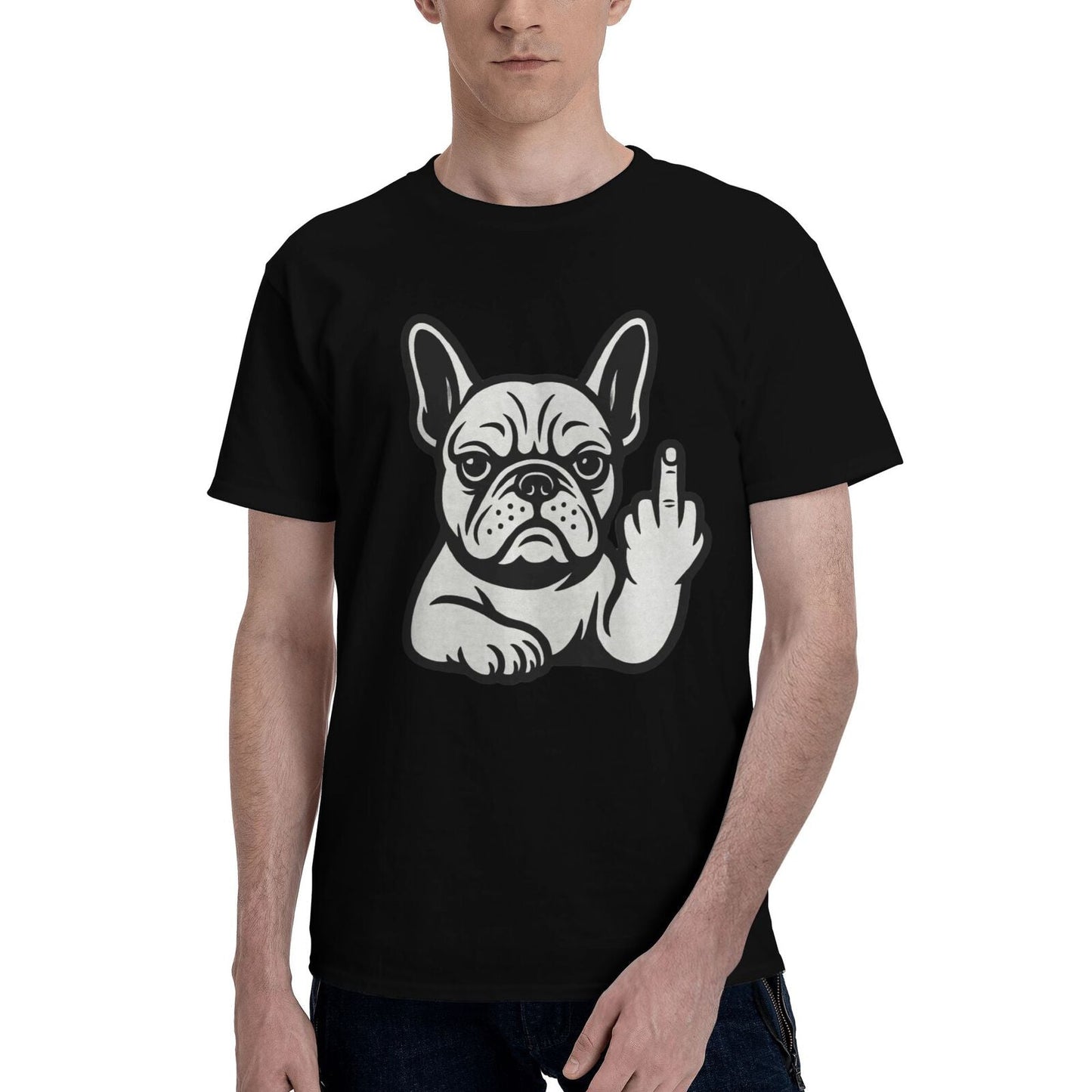 Middle Finger Frenchie Tee