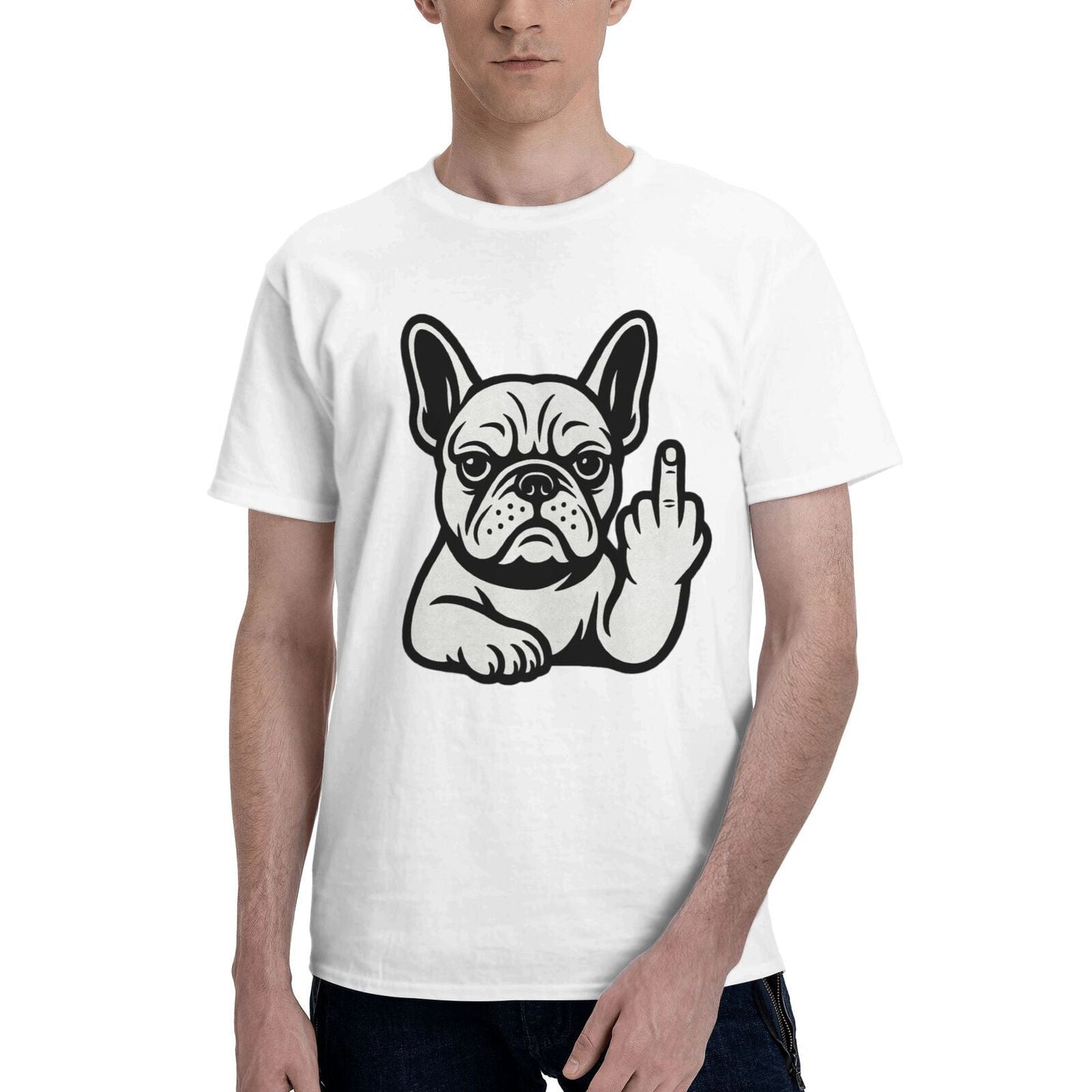 Middle Finger Frenchie Tee